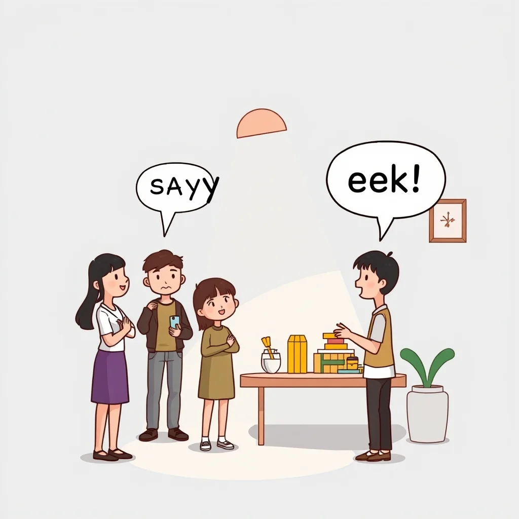Mnemonic illustration for 背 — (one's) height, stature