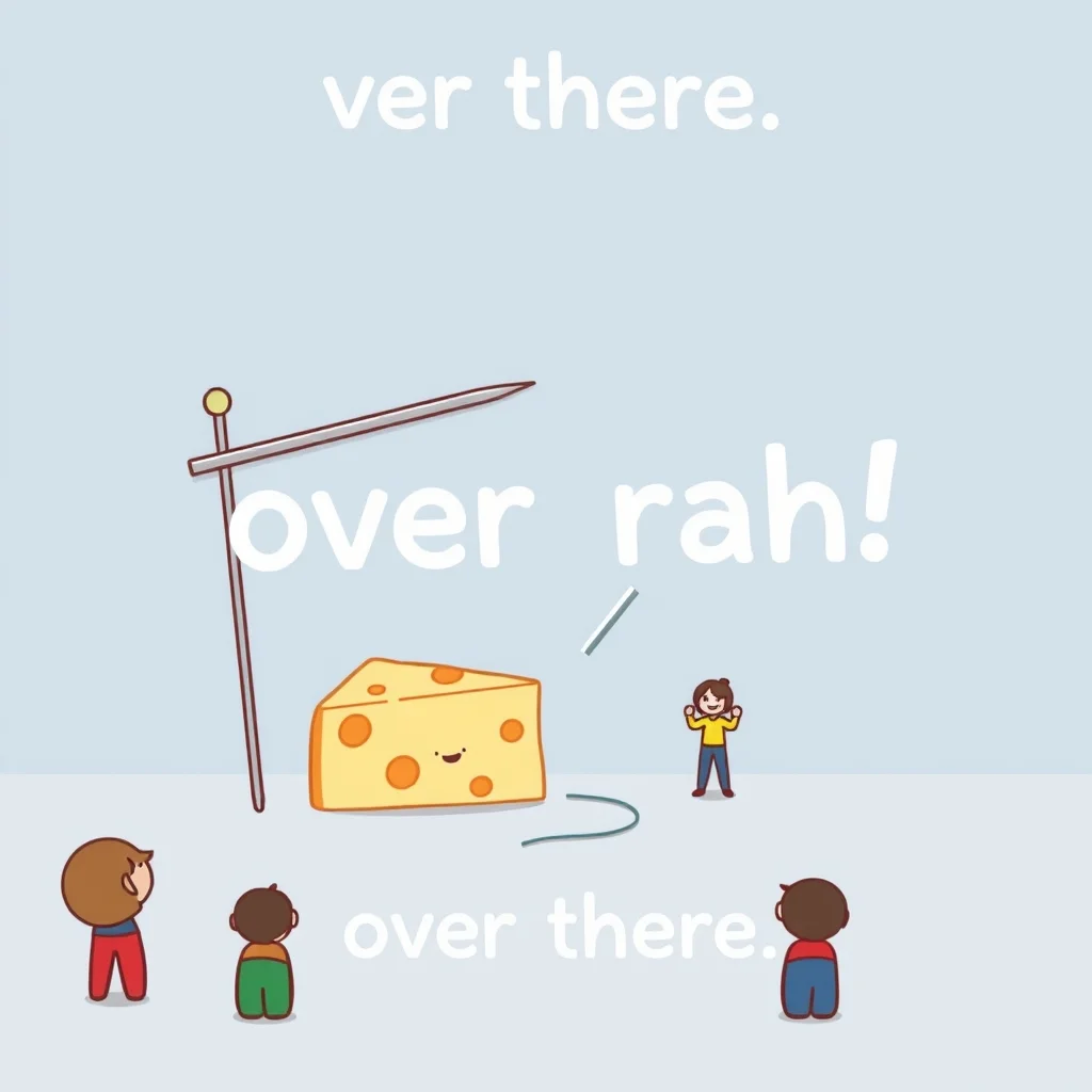 Mnemonic illustration for そちら — over there