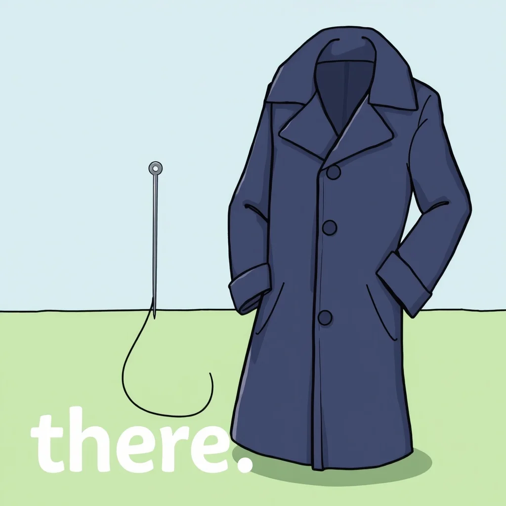 Mnemonic illustration for そこ — there