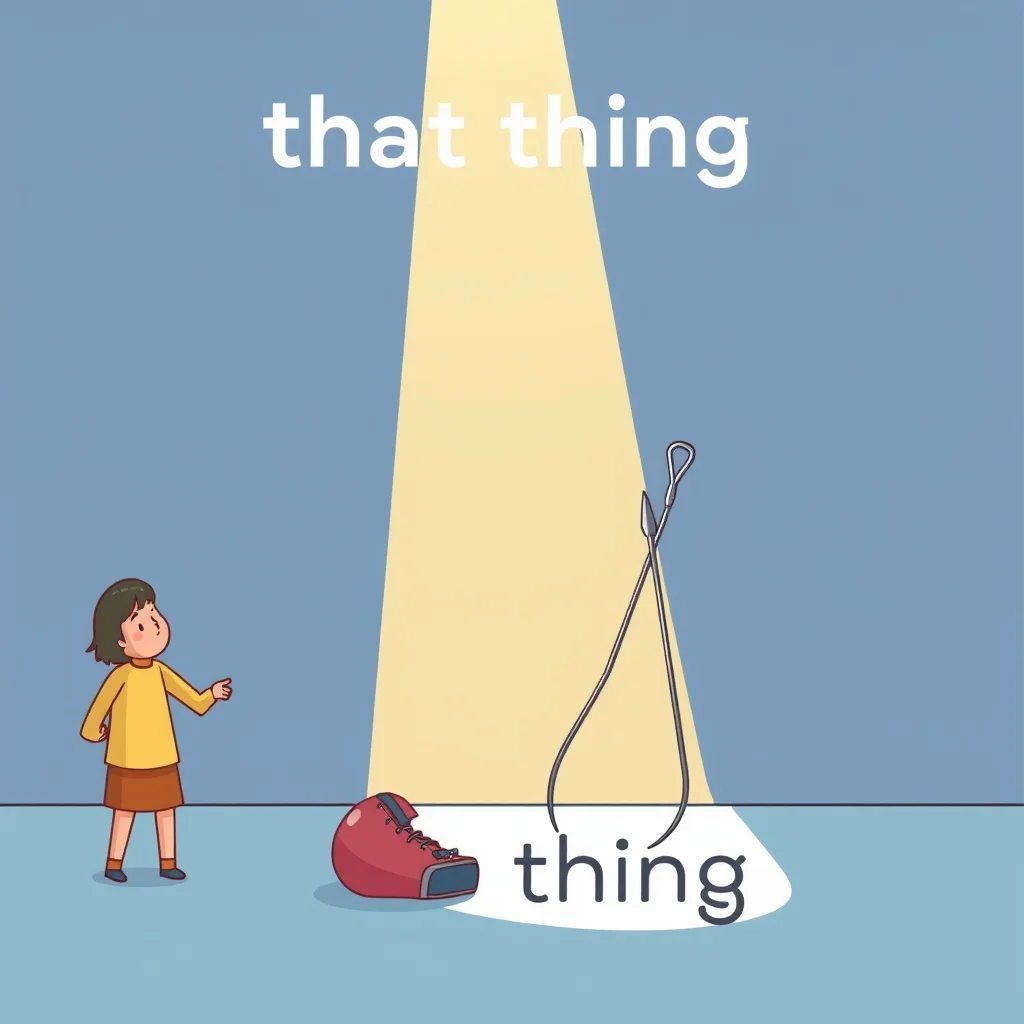 Mnemonic illustration for それ — that thing