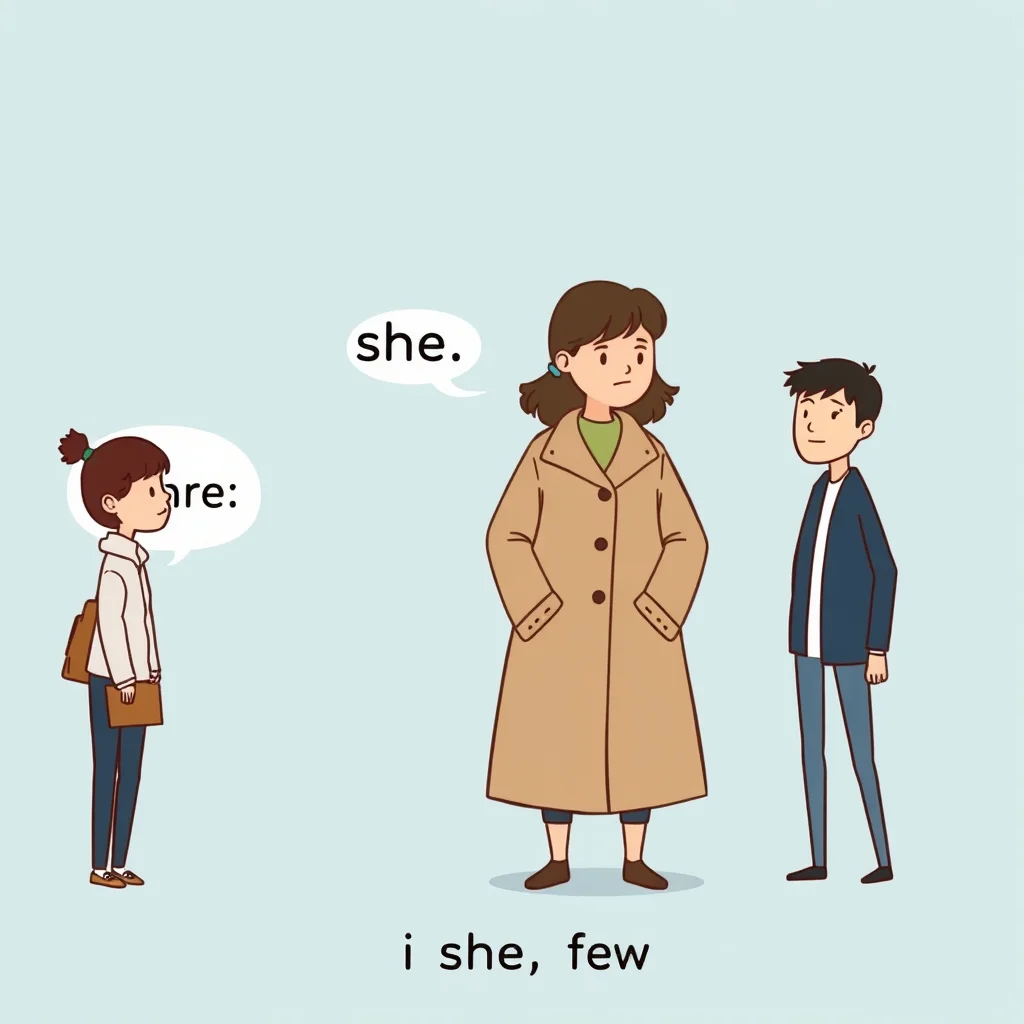 Mnemonic illustration for 少し — little, few