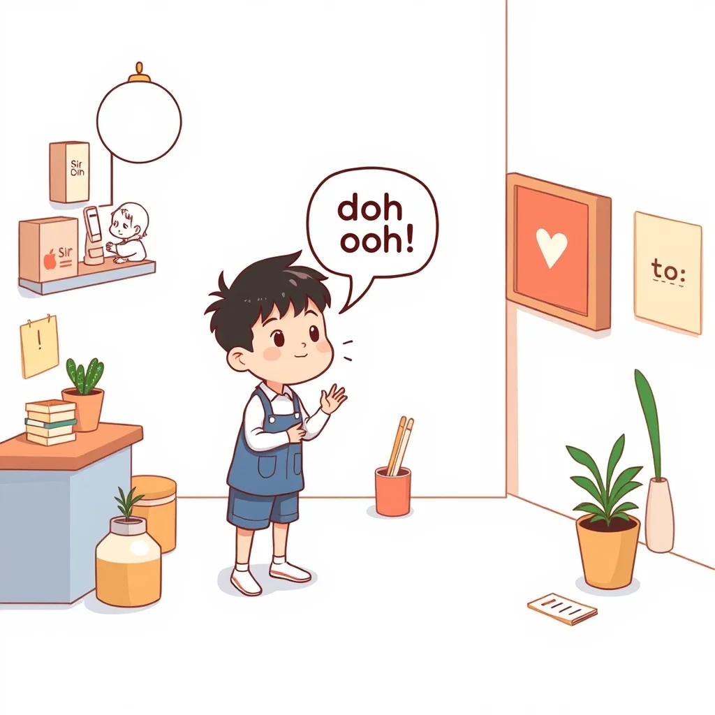 Mnemonic illustration for する — to do