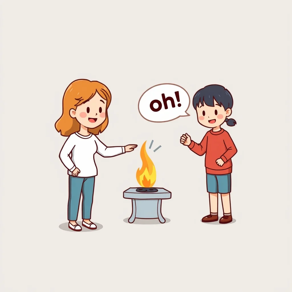 Mnemonic illustration for ストーブ — heater (lit: stove)