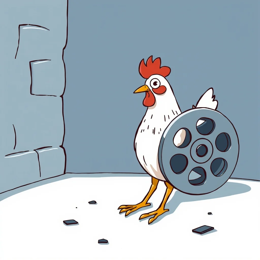 Mnemonic illustration for 鳥 — chicken (lit., bird)