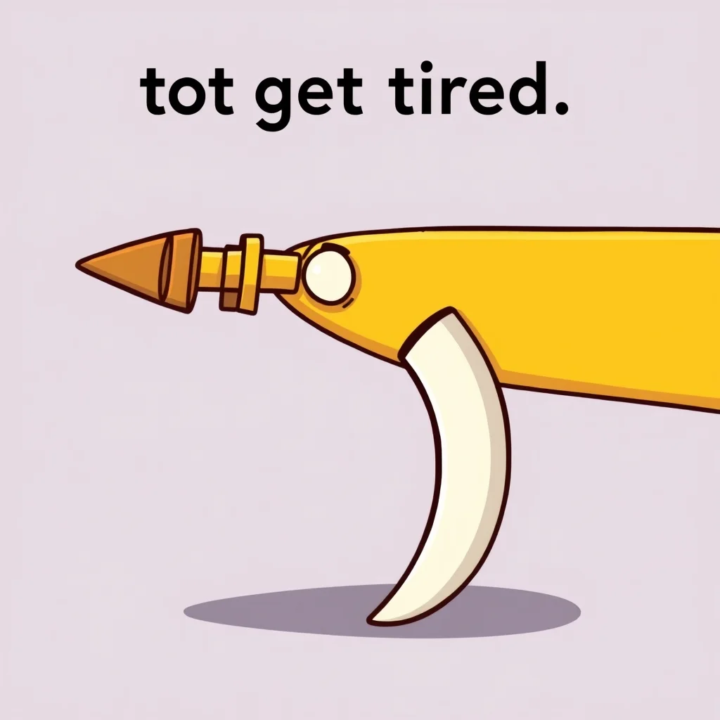 Mnemonic illustration for 疲れる — to get tired