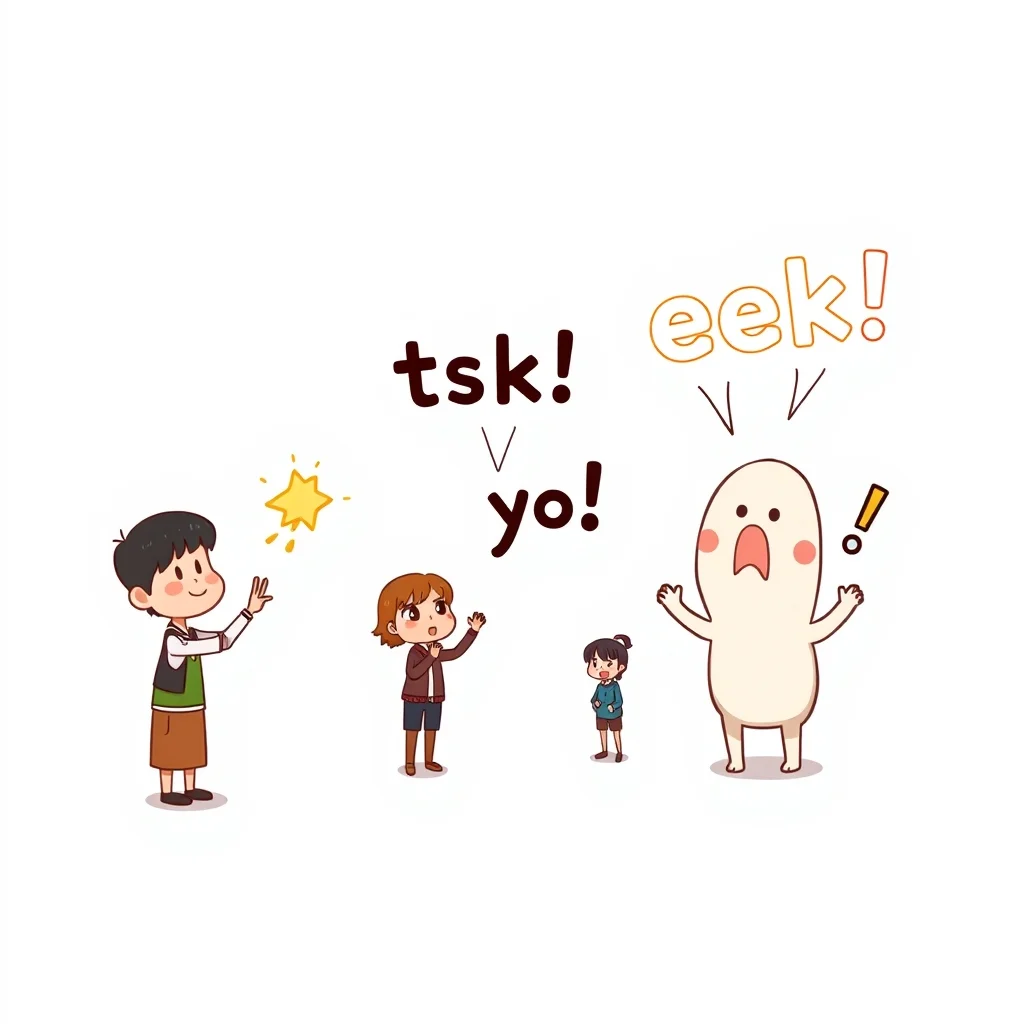 Mnemonic illustration for 強い — strong