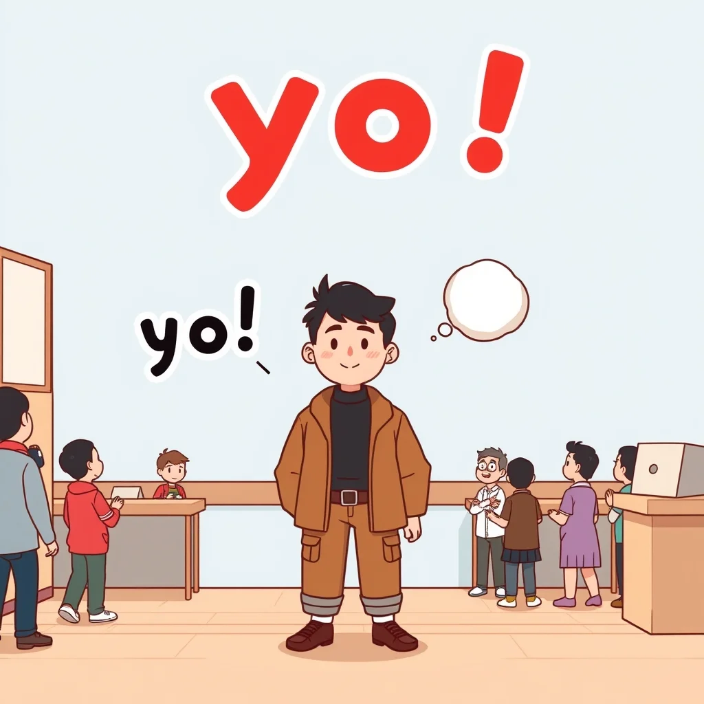 Mnemonic illustration for 洋服 — Western-style clothes