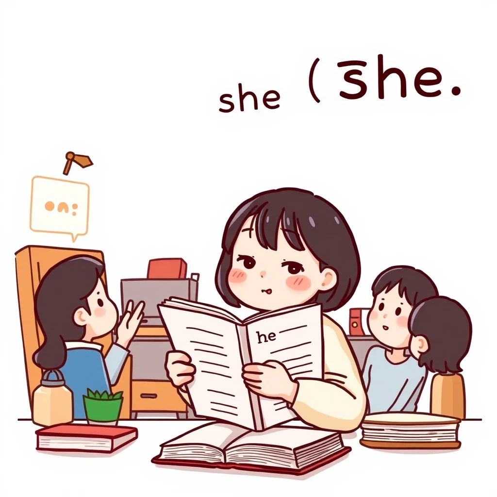 Mnemonic illustration for 雑誌 — magazine, journal